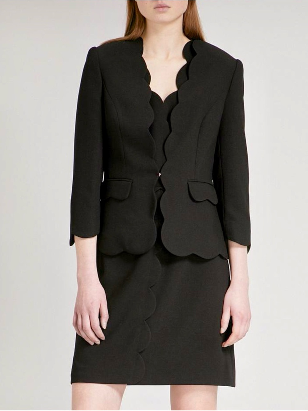 Ted Baker Scalloped Black Dress Suit Set 5